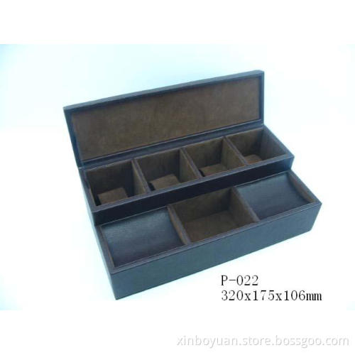 leather office desk set